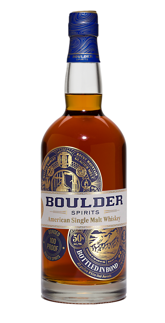 Boulder American Single Malt Whiskey Bottled in Bond